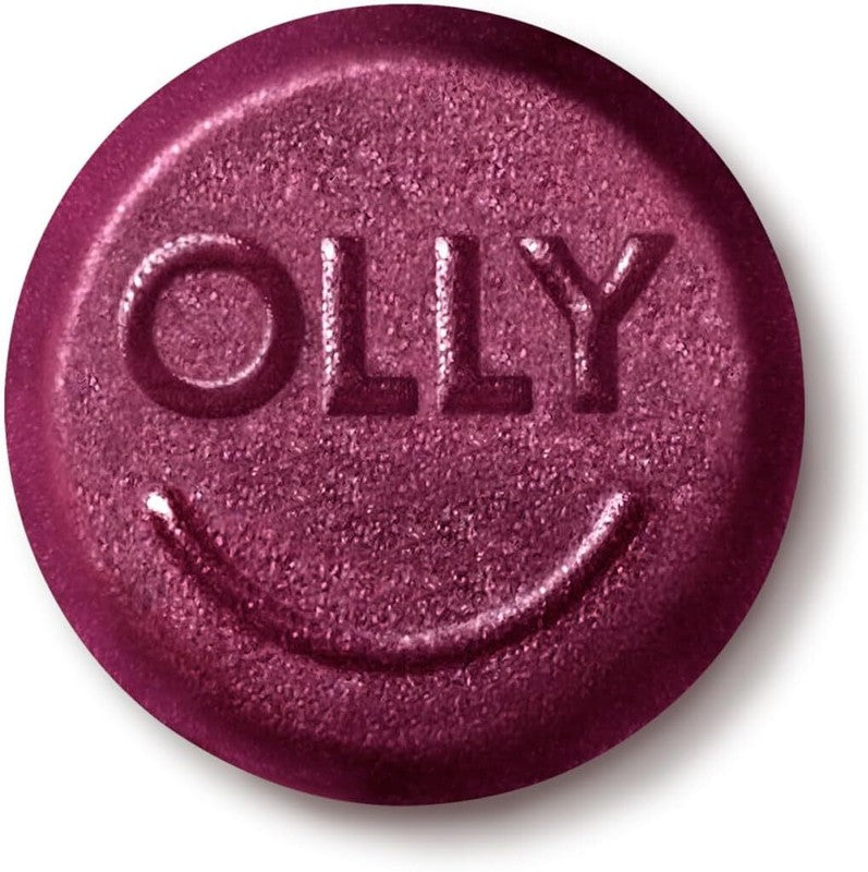 OLLY Men's Multivitamin Gummy, Vitamins A, C, D, E, B, Zinc, Blackberry Flavor, 45 Day Supply - 90 Count : Health & Household
