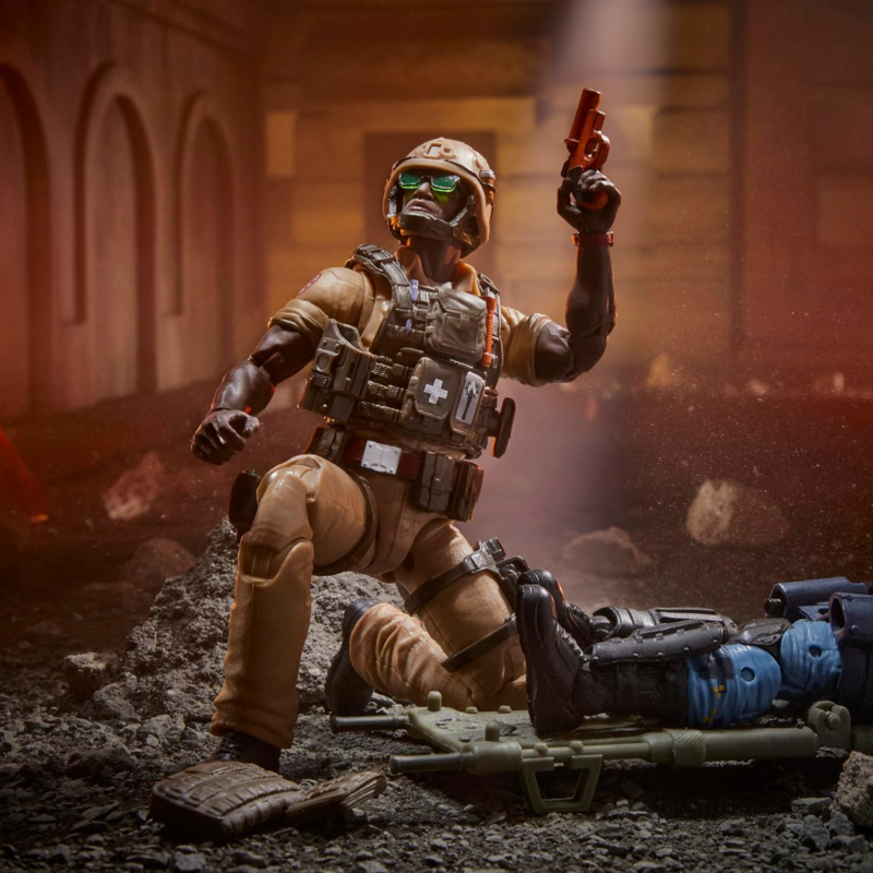 G.I. Joe Classified Series #122, Carl Doc Greer, Collectible 6-Inch Action Figure with 7 Accessories : Toys & Games