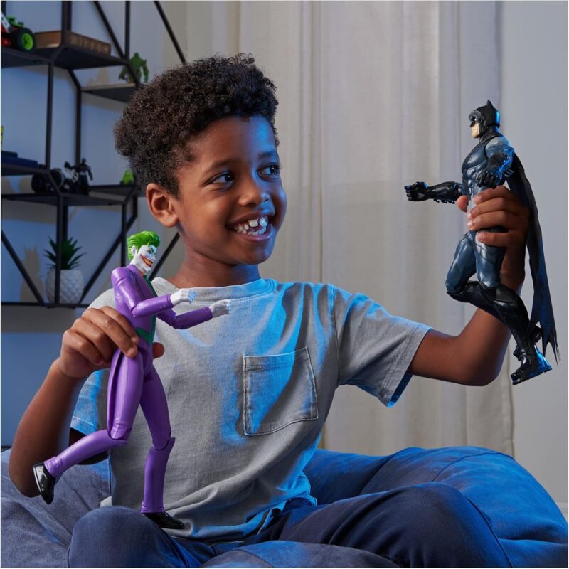 DC Comics, 12-inch The Joker Action Figure, Kids Toys for Boys and Girls Ages 3 and Up : Toys & Games