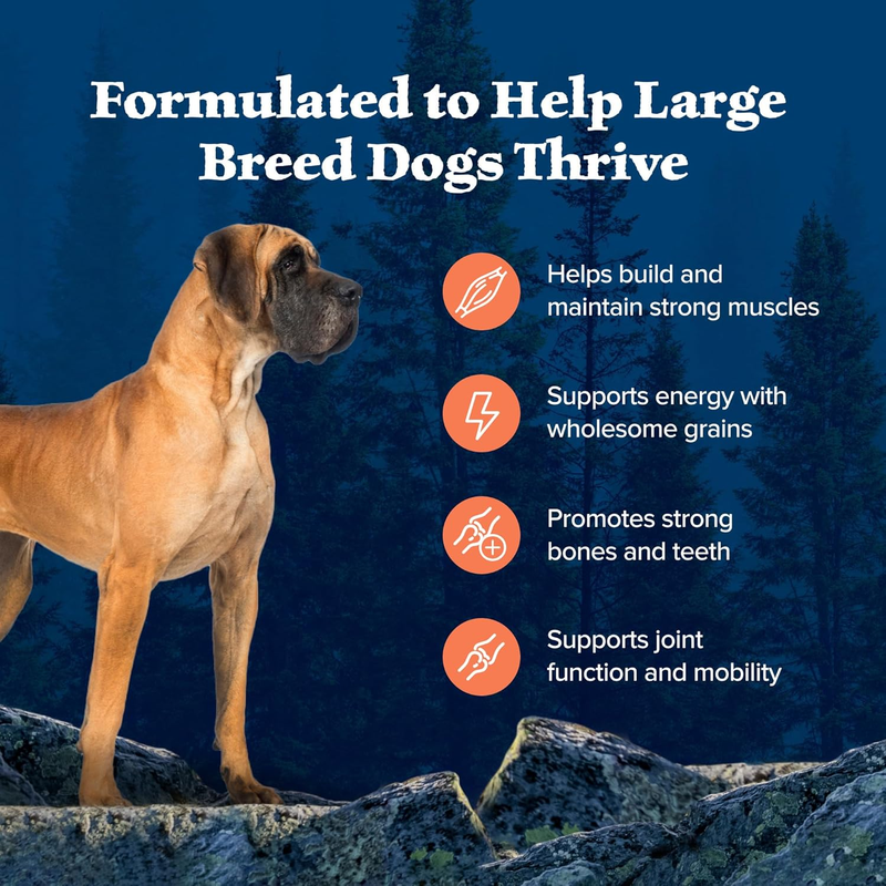 Blue Buffalo Wilderness Large Breed Adult Dry Dog Food Wholesome Grains Natural Ingredients Chicken : Sports & Outdoors