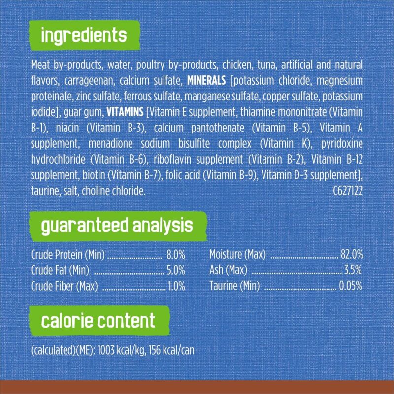 Purina Friskies Gravy Pate Wet Cat Food, Extra Gravy Pate With Tuna in Savory Gravy - (24) 5.5 oz. Cans : Pet Supplies