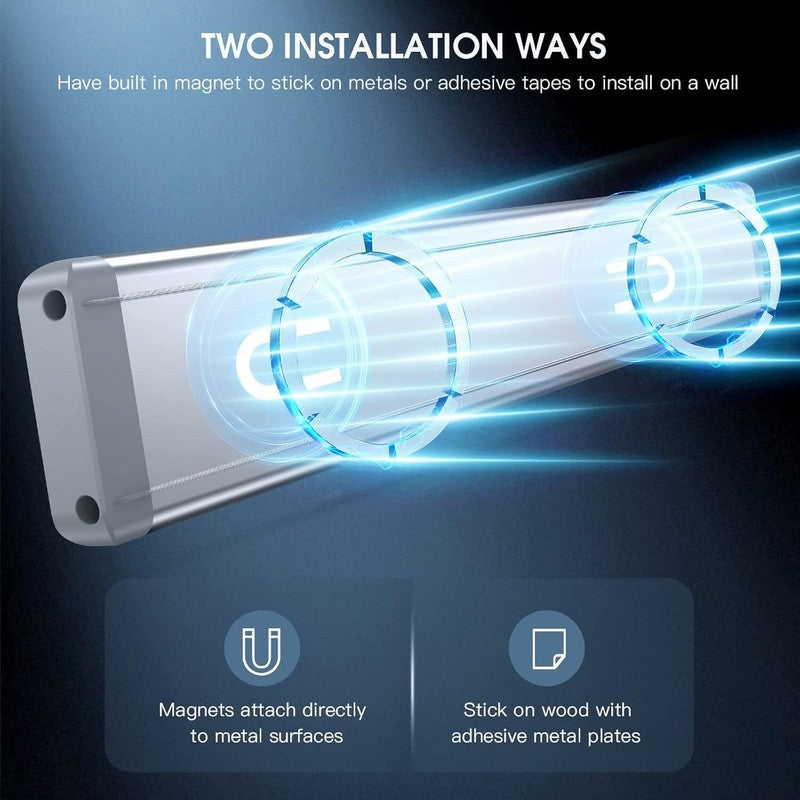 Under Cabinet Lights, 40 LED Rechargeable Battery Operated Motion Sensor Light Indoor, 2 Pack Magnetic Dimmable Closet Lights, Wireless Under Counter Lights for Kitchen, Stairs - Amazon.com