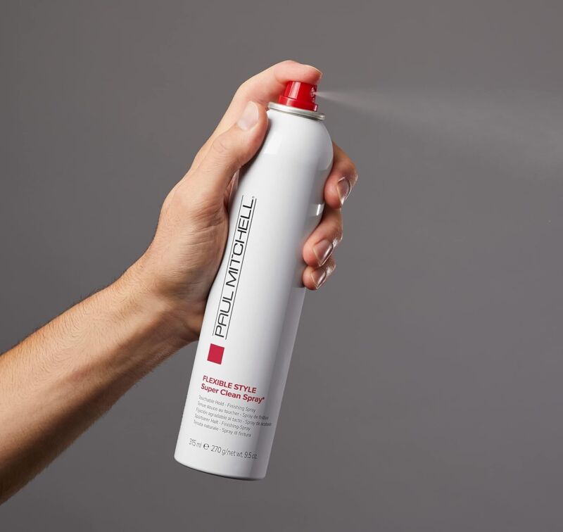 Paul Mitchell Super Clean Spray, Flexible Hold, Touchable Finish, For All Hair Types, 9.5 oz. : Beauty & Personal Care