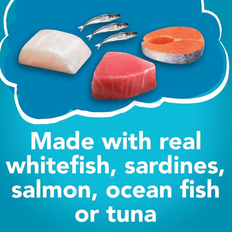 Purina Friskies Wet Cat Food Variety Pack Fish-A-Licious Extra Gravy, Prime Filets and Tasty Treasures - (Pack of 32) 5.5 oz. Cans : Pet Supplies
