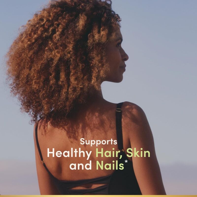 Nature's Bounty Biotin Hair Skin and Nails Vitamins, Supports Healthy Hair, Skin and Nails, 10,000 mcg, 120 Softgels (Pack of 1) : Health & Household