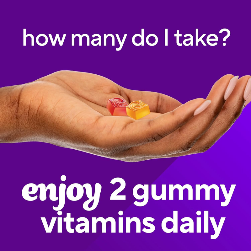 Vitafusion Fiber Well Gummies, Sugar Free Fiber Supplement, Gummies for Adults, Strawberry & Blackberry Flavors, 90 Count : Health & Household