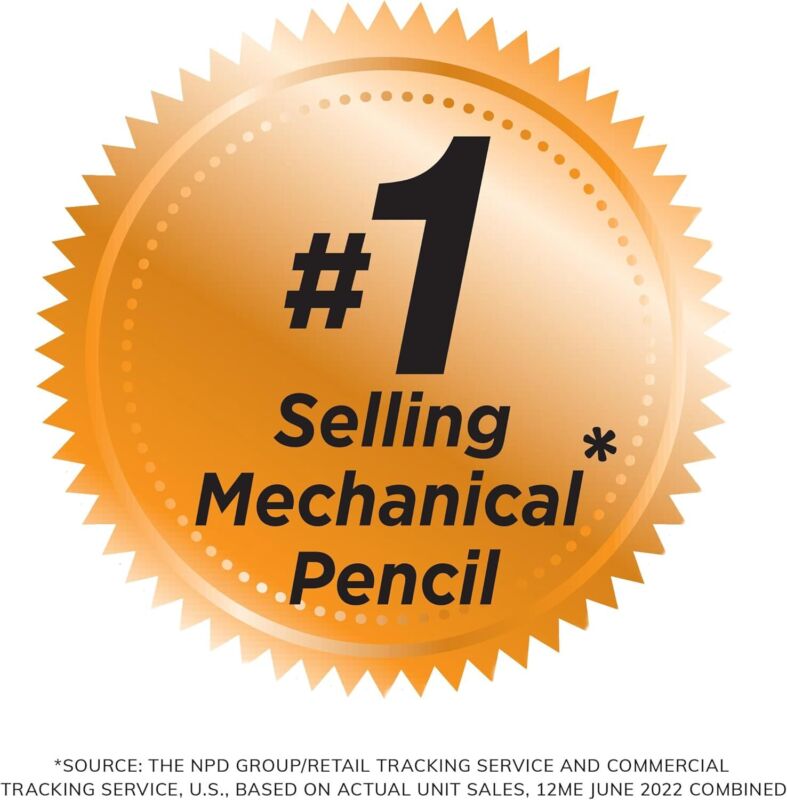 BIC Xtra-Precision Mechanical Pencil, Metallic Barrel, Fine Point (0.5mm), 24-Count, Doesn't Smudge and Erases Cleanly : Office Products