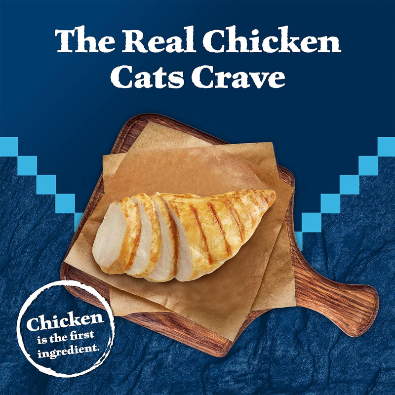 Blue Buffalo Tastefuls Natural Pate Wet Cat Food, Chicken Entrée 3-oz cans (Pack of 24)