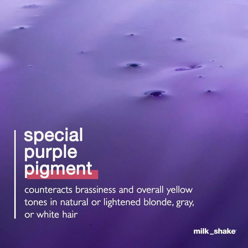 milk_shake Silver Shine Purple Shampoo for Blonde Hair - Blonde Shampoo for Brassy Hair 100% SLES-Free 1.7 Fl Oz : Beauty & Personal Care