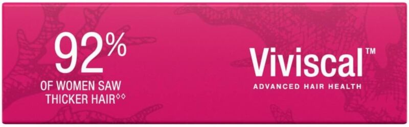 Viviscal Women's Hair Growth Supplement – Nourish Thinning Hair and Increase Hair Thickness – With AminoMar Collagen, Biotin, Zinc, Vitamin C, and Iron – 60 Tablets (30-Day Supply) : Beauty & Personal Care