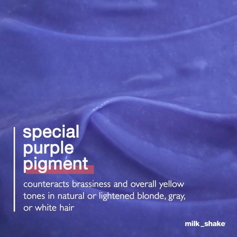 milk_shake Silver Shine Purple Conditioner Tones Blonde Brassy Hair 1.7oz