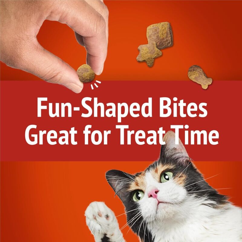 Purina Friskies Cat Treats, Party Mix Gravy-licious Crunch Chicken (6)x 6 oz