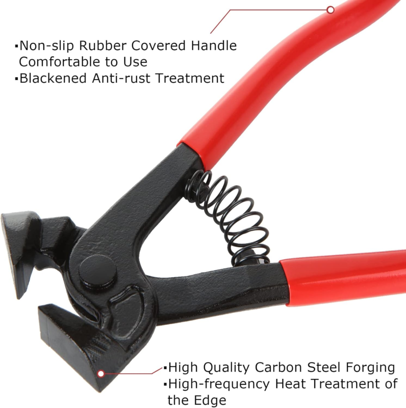 2Pcs Glass Tile Nippers Set, Ceramic Tile Nipper & Wheeled Glass Mosaic Nipper, Glass Running Plier with Double Knife Wheel, Ceramic Tile Cutting Shapping Plier, Flat Knife Tile Pliers, Red - Amazon.com