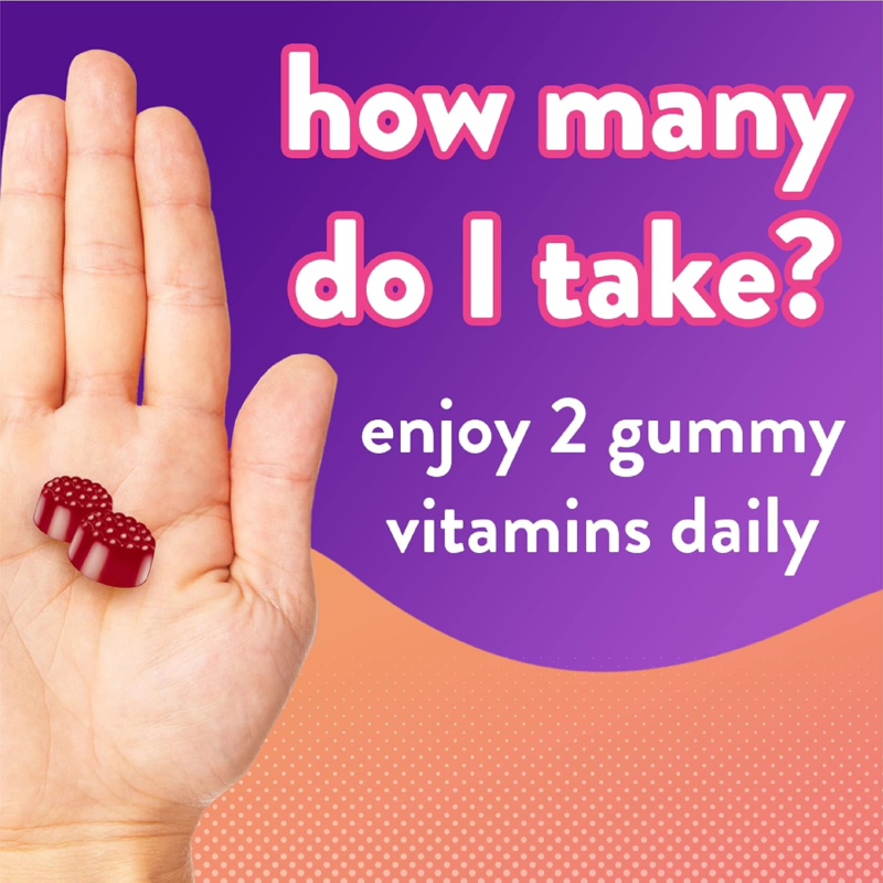 vitafusion Extra Strength Vitamin B12 Gummy Vitamins for Energy Metabolism Support and Nervous System Health Support, Cherry Flavored, America’s Number 1 Gummy Vitamin Brand, 45 Day Supply, 90 Count : Health & Household