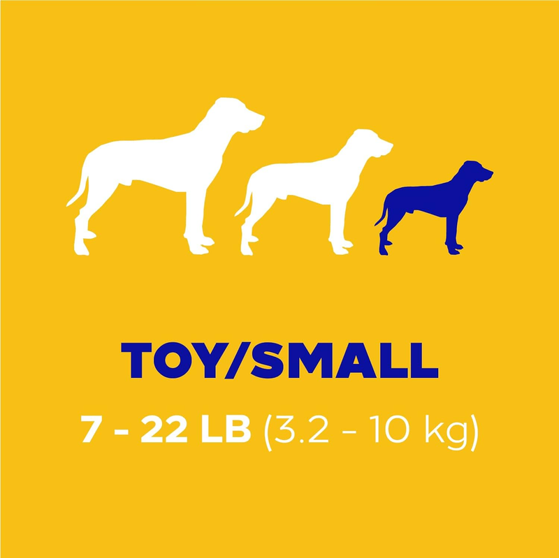 Pedigree Dentastix Toy & Small Breed Dog Treats, Original With Real Chicken, 17.7 oz. Bag (84 Treats)