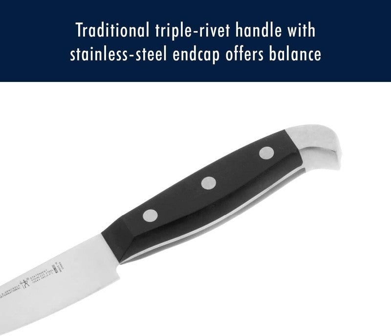 HENCKELS Premium Quality 15-Piece Knife Set with Block, Razor-Sharp, German Engineered Knife Informed by over 100 Years of Masterful Knife Making, Lightweight and Strong, Dishwasher Safe: Block Knife Sets: Home & Kitchen