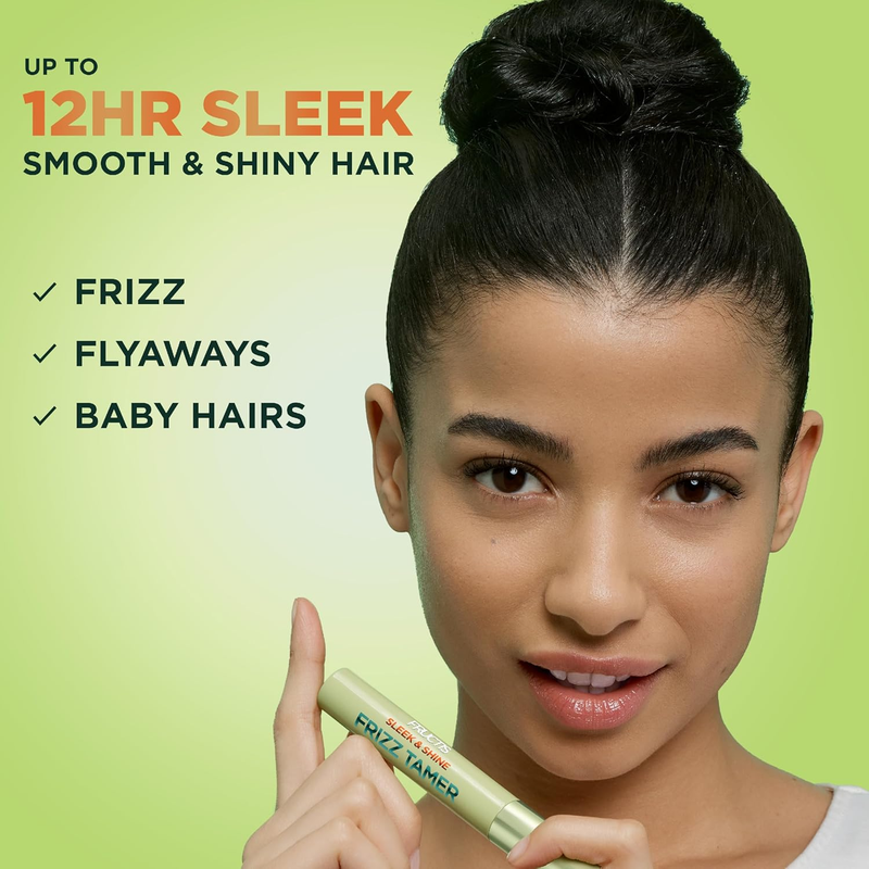 Garnier Fructis Sleek & Shine Frizz Tamer Slicking Hair Serum Wand for Frizz and Flyaways, 0.27 Fl Oz : Beauty & Personal Care