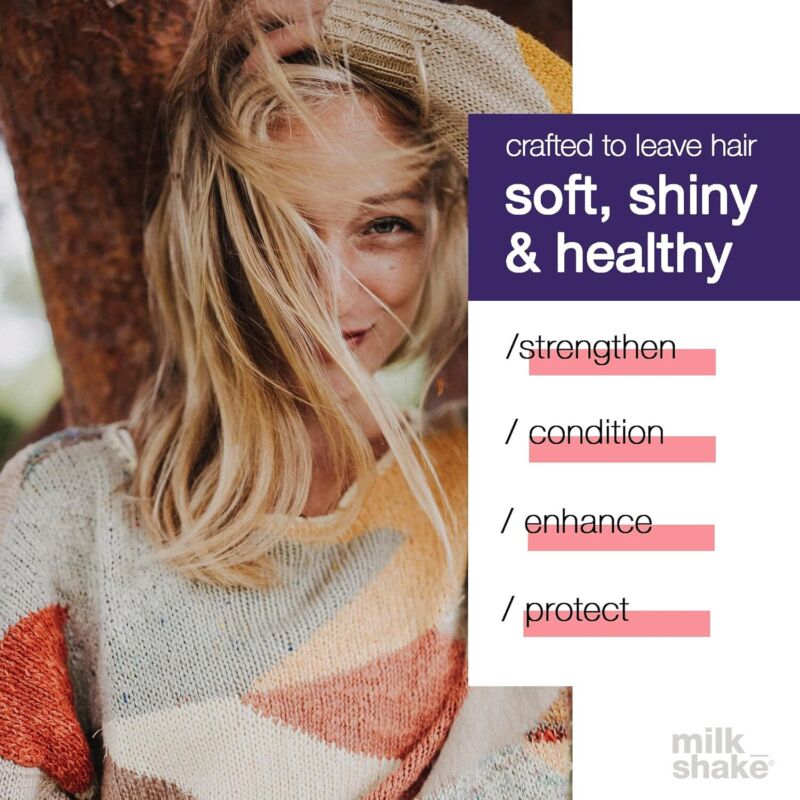 milk_shake Silver Shine Purple Shampoo for Blonde Hair - Blonde Shampoo for Brassy Hair 100% SLES-Free 1.7 Fl Oz : Beauty & Personal Care