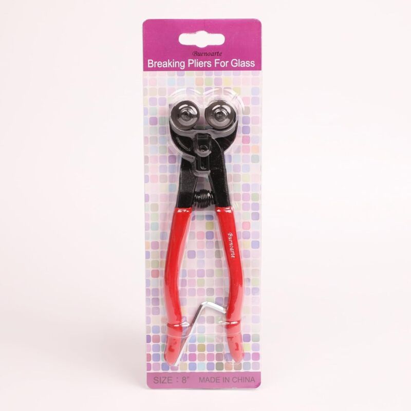 Glass Tile Nippers - Heavy Duty Wheeled Glass Mosaic Nipper & Hd Ceramic Tile Nipper, Tile Cutter Pliers Soft-grip Handle - Shapping Plier, Nipper Cutting Tools (8 Inch Wheeled Glass Mosaic Nipper) - Amazon.com
