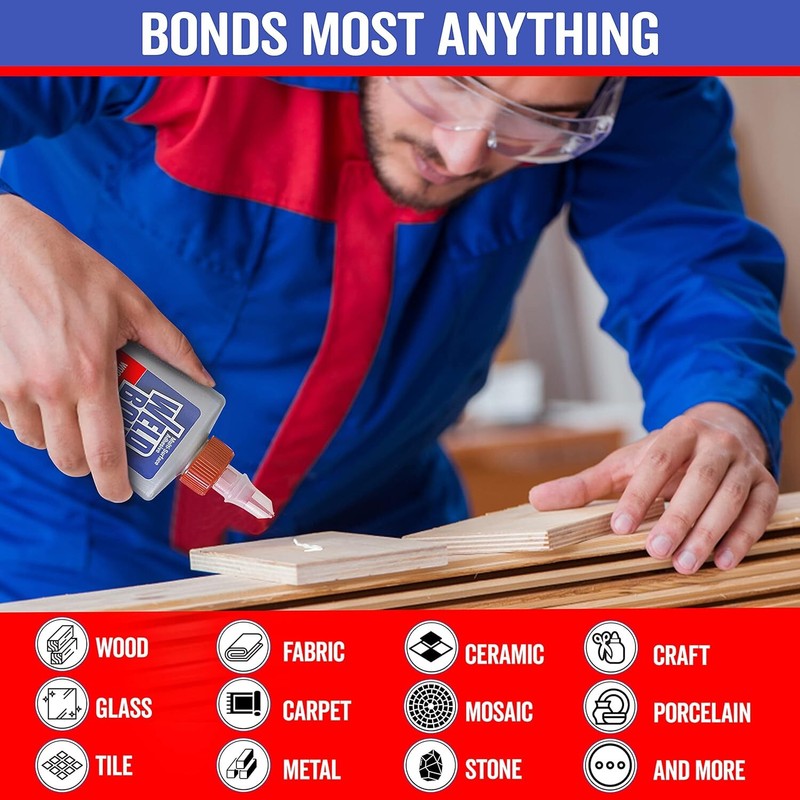 Weldbond Wood Glue for Furniture Heavy Duty, Wood Glue for Woodworking, Bonds Most Anything including Glass Crafts Ceramic Tile Mosaic Stones Pottery Jewelry & More. Non-Toxic PVA 14.2oz / 420ml - Amazon.com