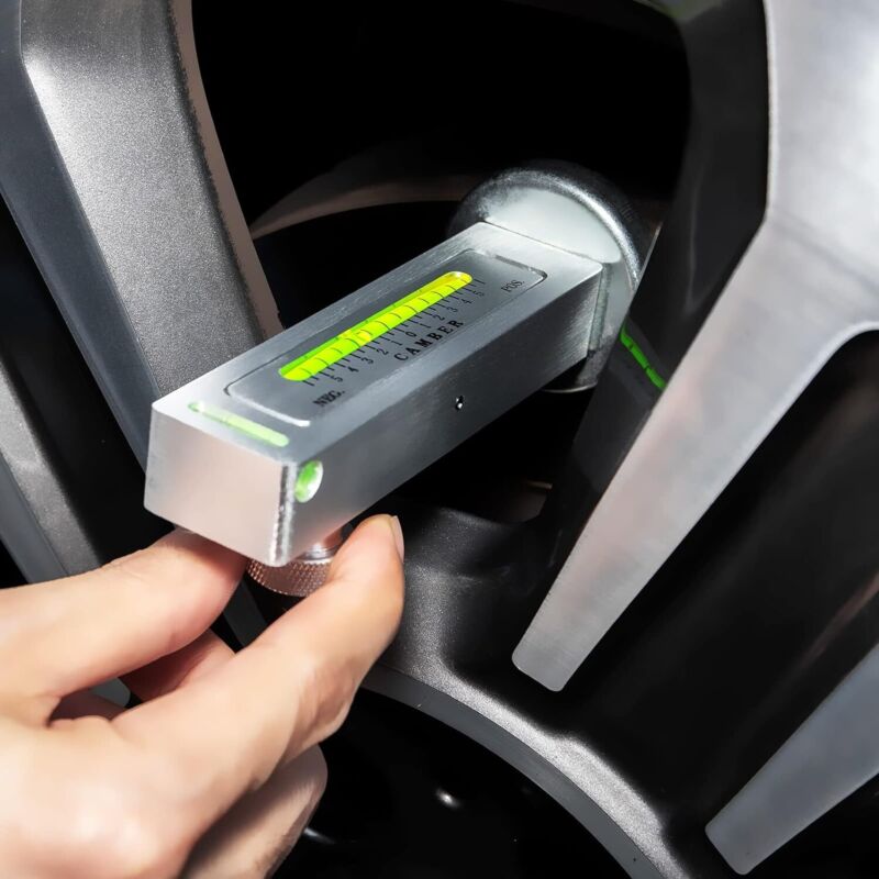 Toolwiz Universal Adjustable Magnetic Gauge Tool Camber Gauge Wheel Alignment Tool Camber Castor Strut Alignment Pillar for Car Truck RV Auto Tire Repair Automotive Silver - Amazon.com