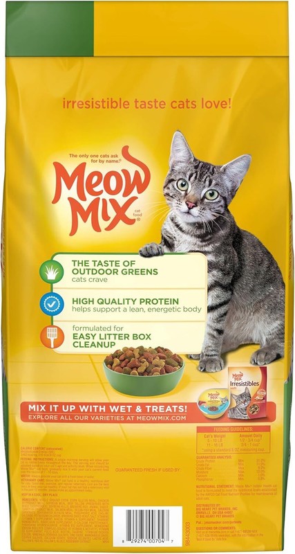 Meow Mix Indoor Health Dry Cat Food, 6.3 Pound Bag : Dry Pet Food : Pet Supplies