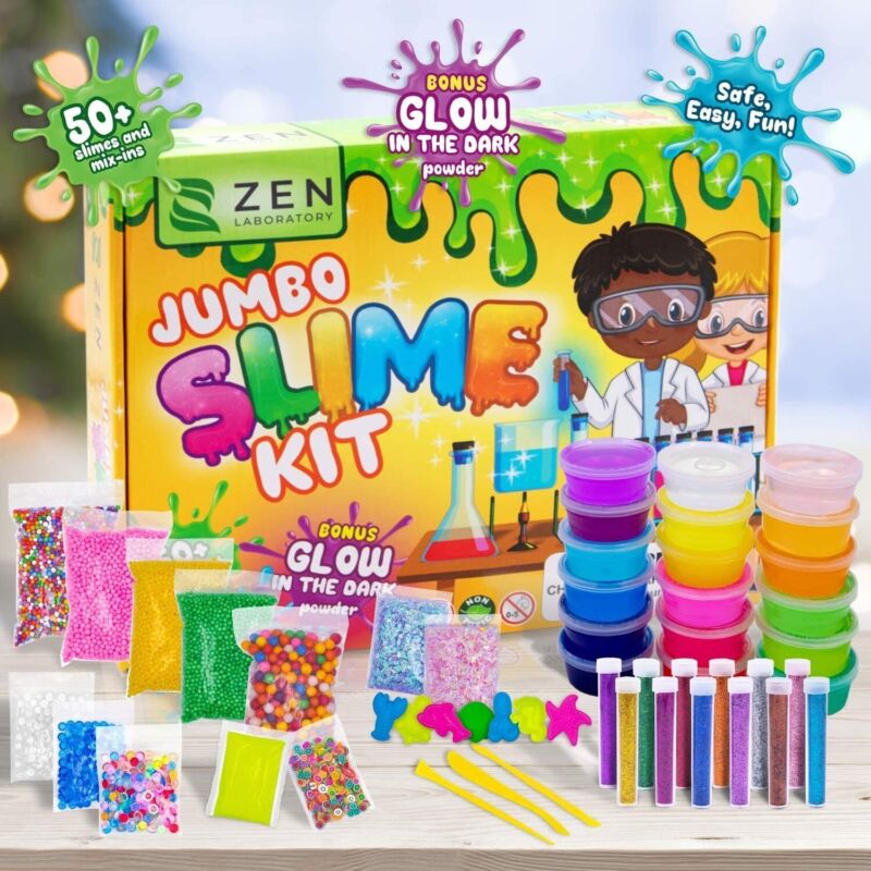 Ultimate Slime Kit for Girls 10-12 | Perfect Toys for Girls 7-12 Years Old | Complete DIY Slime Making Kit for Kids and Boys | Christmas Party Favors : Toys & Games
