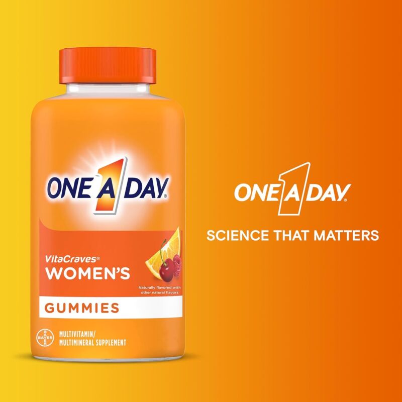 One A Day Women’s Multivitamin Gummies, Supplement with Vitamin A,C,D,E 230ct