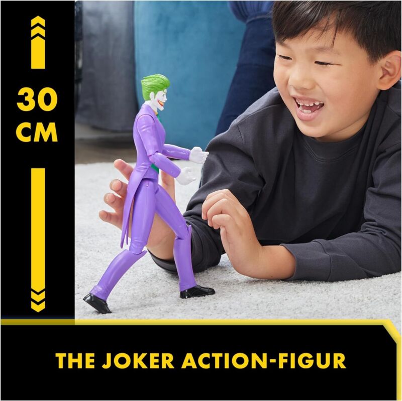 DC Comics, 12-inch The Joker Action Figure, Kids Toys for Boys and Girls Ages 3 and Up : Toys & Games