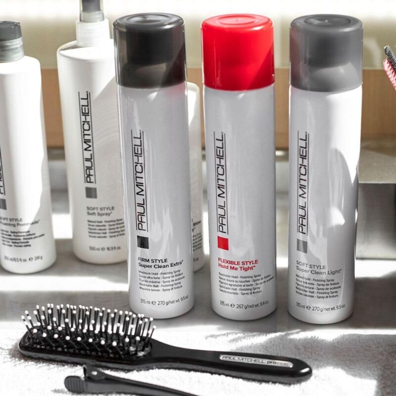 Paul Mitchell Super Clean Light Finishing Hairspray, Natural Hold, Touchable Finish, For Fine Hair, 9.5 oz. : Beauty & Personal Care