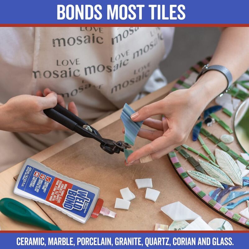 Weldbond Wood Glue for Furniture Heavy Duty, Wood Glue for Woodworking, Bonds Most Anything including Glass Crafts Ceramic Tile Mosaic Stones Pottery Jewelry & More. Non-Toxic PVA 14.2oz / 420ml - Amazon.com