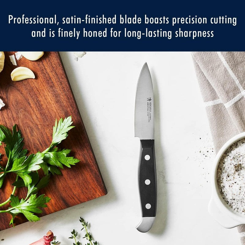 HENCKELS Premium Quality 15-Piece Knife Set with Block, Razor-Sharp, German Engineered Knife Informed by over 100 Years of Masterful Knife Making, Lightweight and Strong, Dishwasher Safe: Block Knife Sets: Home & Kitchen