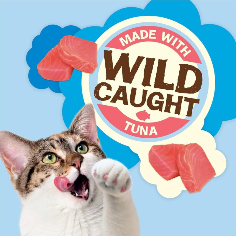 Purina Friskies Natural Cat Treats, Party Mix Natural Yums With Wild Caught Tuna