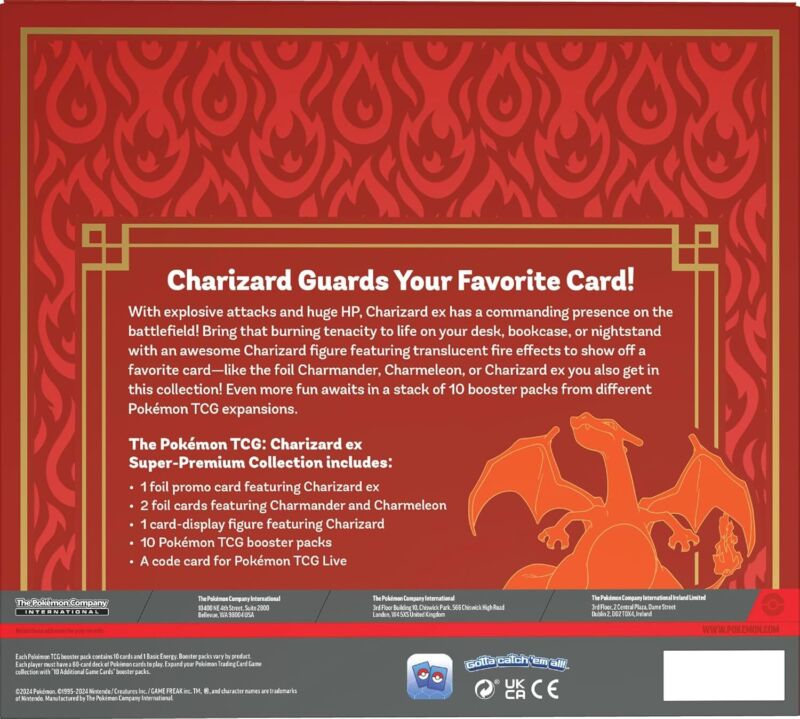 Pokemon TCG Charizard ex Super Premium Collection : Toys & Games
