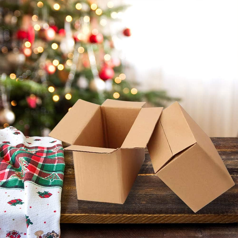 Shipping Cardboard Boxes Mailers 10x7x5 inches Small Packing Corrugated Packaging Moving Kraft Mailing Boxes Pack of 25 : Office Products