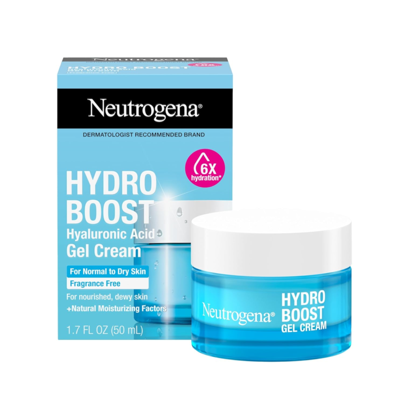 Neutrogena Hydro Boost Skincare Set, Hydro Boost Fragrance Free Gel Cream Face Moisturizer, 1.7 fl oz, & Trial Size Hydro Boost Fragrance Free Hydrating Gel Facial Cleanser, 0.5 fl oz : Beauty & Personal Care