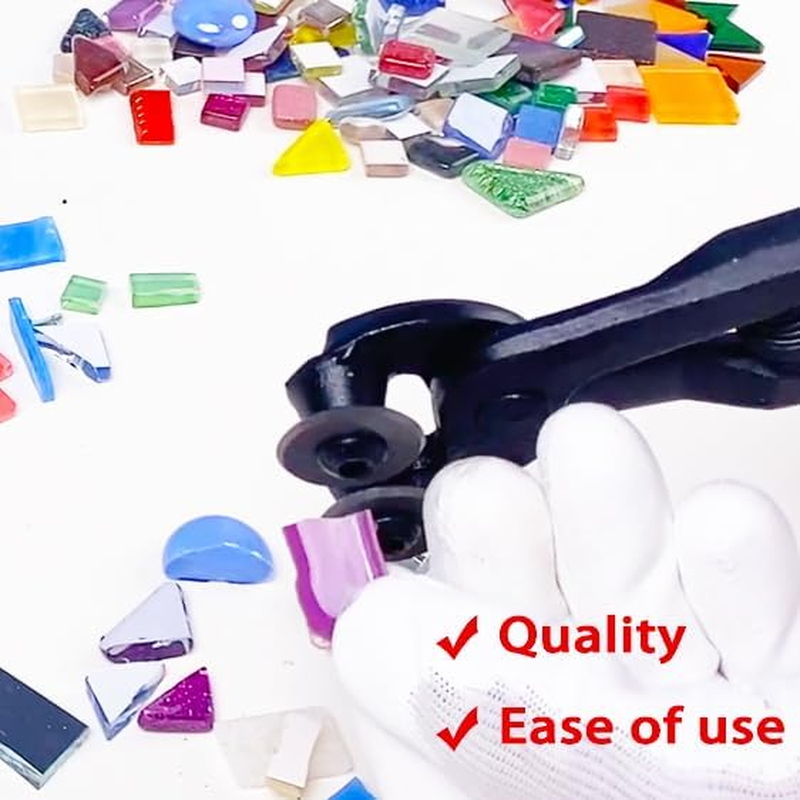 Glass Tile Nippers - Heavy Duty Wheeled Glass Mosaic Nipper & Hd Ceramic Tile Nipper, Tile Cutter Pliers Soft-grip Handle - Shapping Plier, Nipper Cutting Tools (7 Inch Wheeled Glass Mosaic Nipper) - Amazon.com