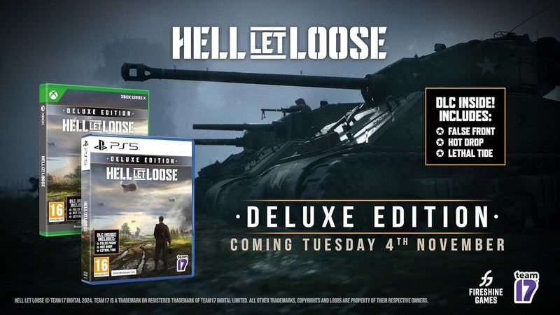 Hell Let Loose Deluxe Edition - PlayStation 5 : Video Games