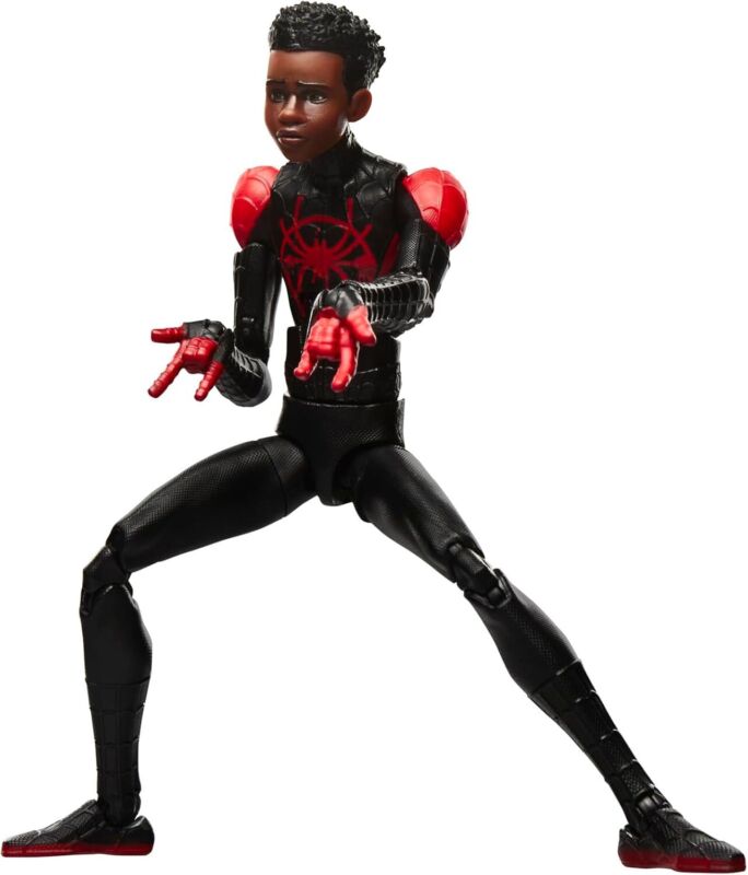 Marvel Legends Series Miles Morales, Spider-Man: Into The Spider-Verse Collectible 6 Inch Action Figure