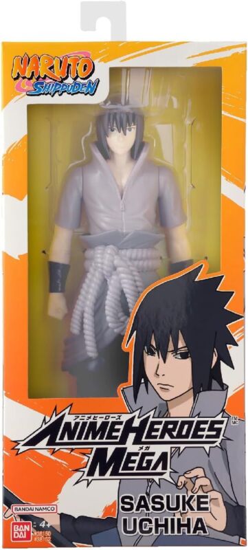ANIME HEROES MEGA - Naruto - Sasuke Uchiha 12" Action Figure