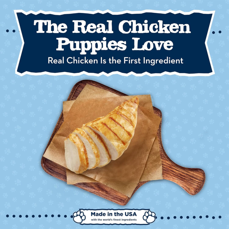 Blue Buffalo Baby BLUE Training Treats Natural Puppy Soft Dog Treats, Savory Chicken 4-oz Bag : Pet Supplies