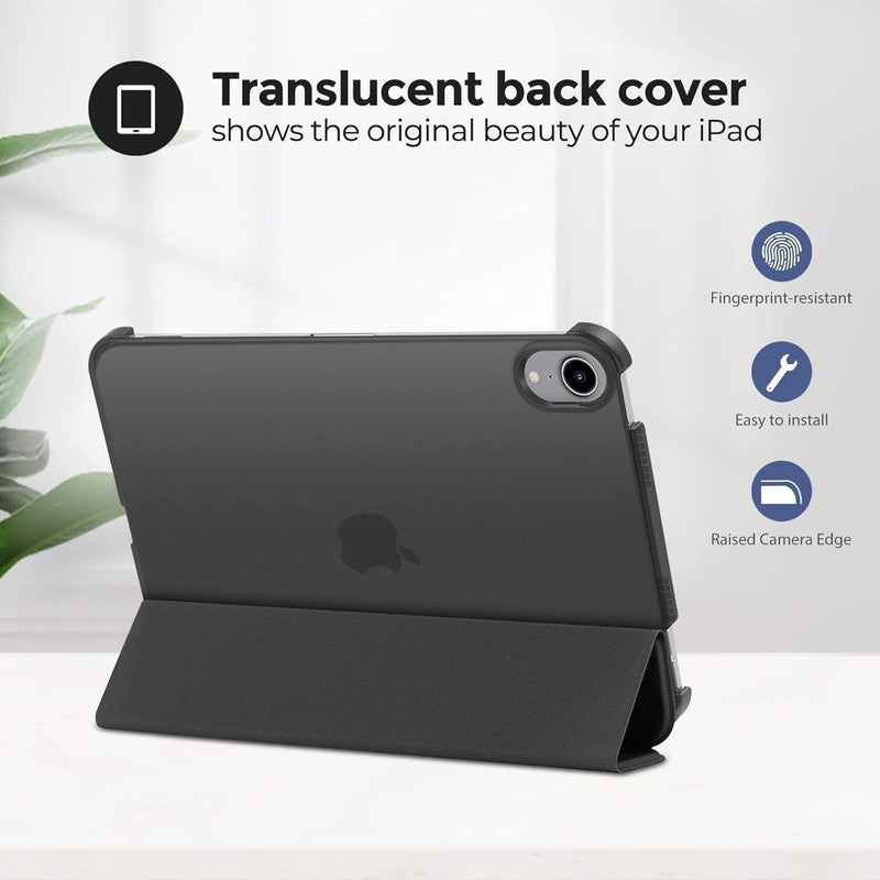 ProCase Smart Case for iPad Mini 7 A17 Pro 2024/iPad Mini 6 2021 8.3 Inch iPad Mini 7th/6th Gen Case, Hard Back Cover for iPad Mini 8.3" 7th Gen A2995/A2996/A2993/6th Gen A2567 A2568 A2569 -Black : Electronics