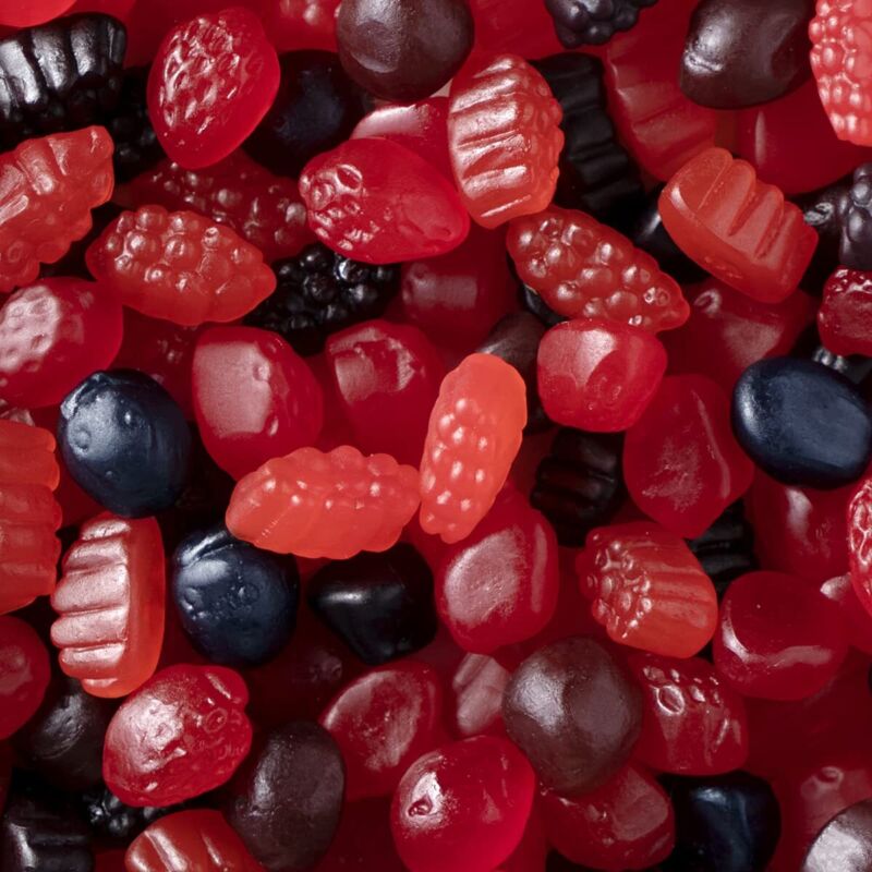 Welch's Fruit Snacks, Berries 'N Cherries, Bulk Pack, Individual Single Serve Bags, 0.8 oz (Pack of 40)