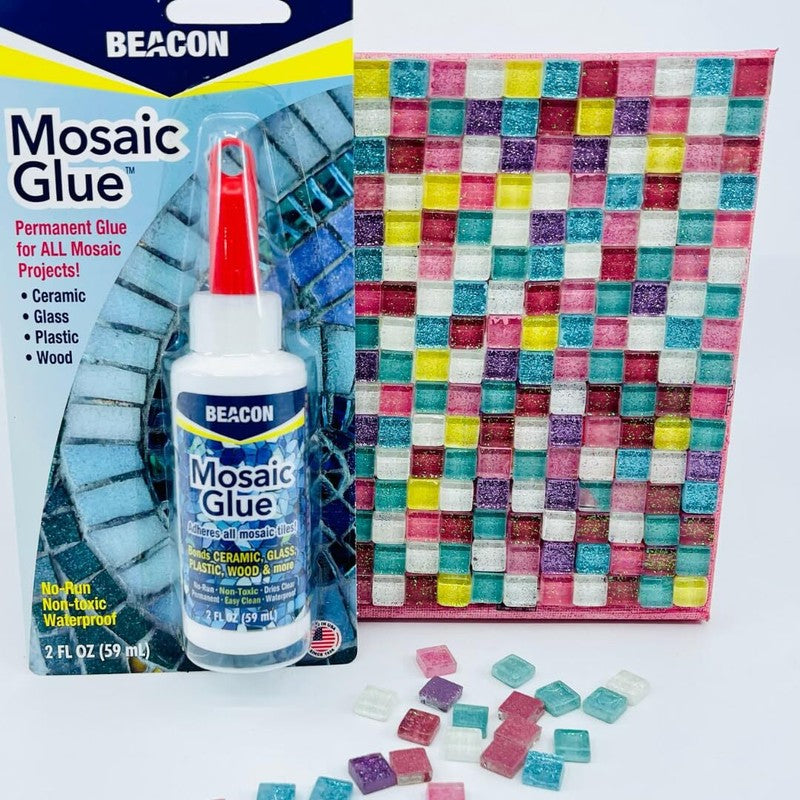 BEACON Mosaic Glue - Non-Toxic & Water Resistant, Ideal for All Tiles & Surfaces, 2-Ounce : Industrial & Scientific