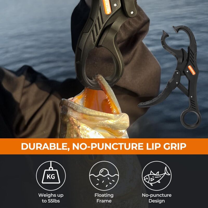 KastKing SteelStream 6pc Fishing Tool Kit - Corrosion Resistant Fishing Pliers with Lanyard, Fillet Knife, Floating Fish Lip Gripper, Fishing Braid Scissors, Tool Retractor, Fishing Gifts for Men : Sports & Outdoors