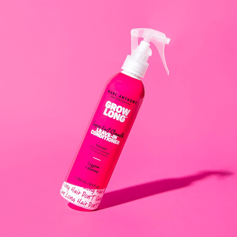 Marc Anthony Leave-In Conditioner Spray & Detangler, Grow Long Biotin - Anti-Frizz Deep Conditioner For Split Ends & Breakage - Vitamin E, Caffeine & Ginseng for Curly, Dry & Damaged Hair : Beauty & Personal Care