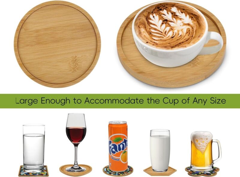 Lanyani 6pcs Wooden Mosaic Base, Various Shapes Substrates for Mosaic Crafts DIY Mosaic Tiles Coaster Base… : Arts, Crafts & Sewing