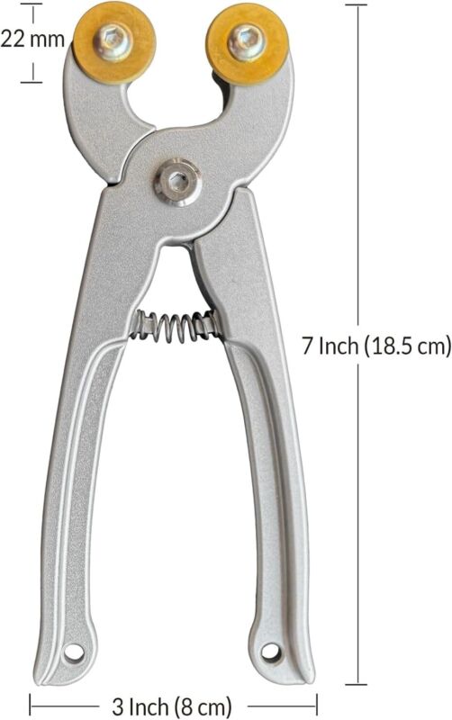 youkzuan Glass & Ceramic Tile Nippers, Heavy Duty Wheeled Mosaic Glass Nippers, 7 Inch Tile Cutter Pliers Metal Texture Handle, Shapping Plier, Nipper Cutting Tools : Tools & Home Improvement
