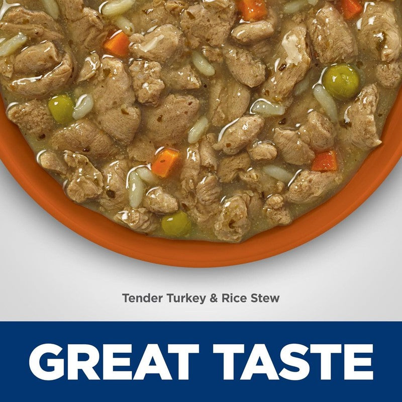 Hill's Science Diet Wet Dog Food, Adult, Sensitive Stomach & Skin, Tender Turkey & Rice Stew, 12.5 Oz Cans (Pack of 12): Pet Supplies: Amazon.com