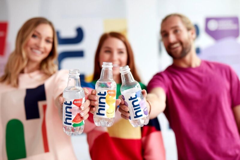 Hint Water Red Variety Pack, 3 Bottles Each of: Peach, Raspberry, Watermelon, and Strawberry Lemon, Zero Calories, Zero Sugar and Zero Sweeteners, 16 Fl Oz (Pack of 12) : Grocery & Gourmet Food
